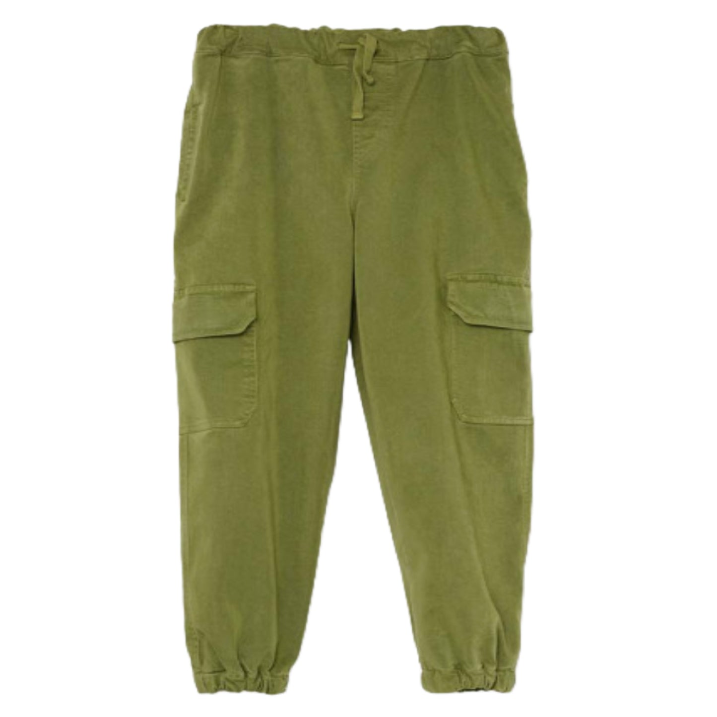 Brushed Twill Green Cargo pants