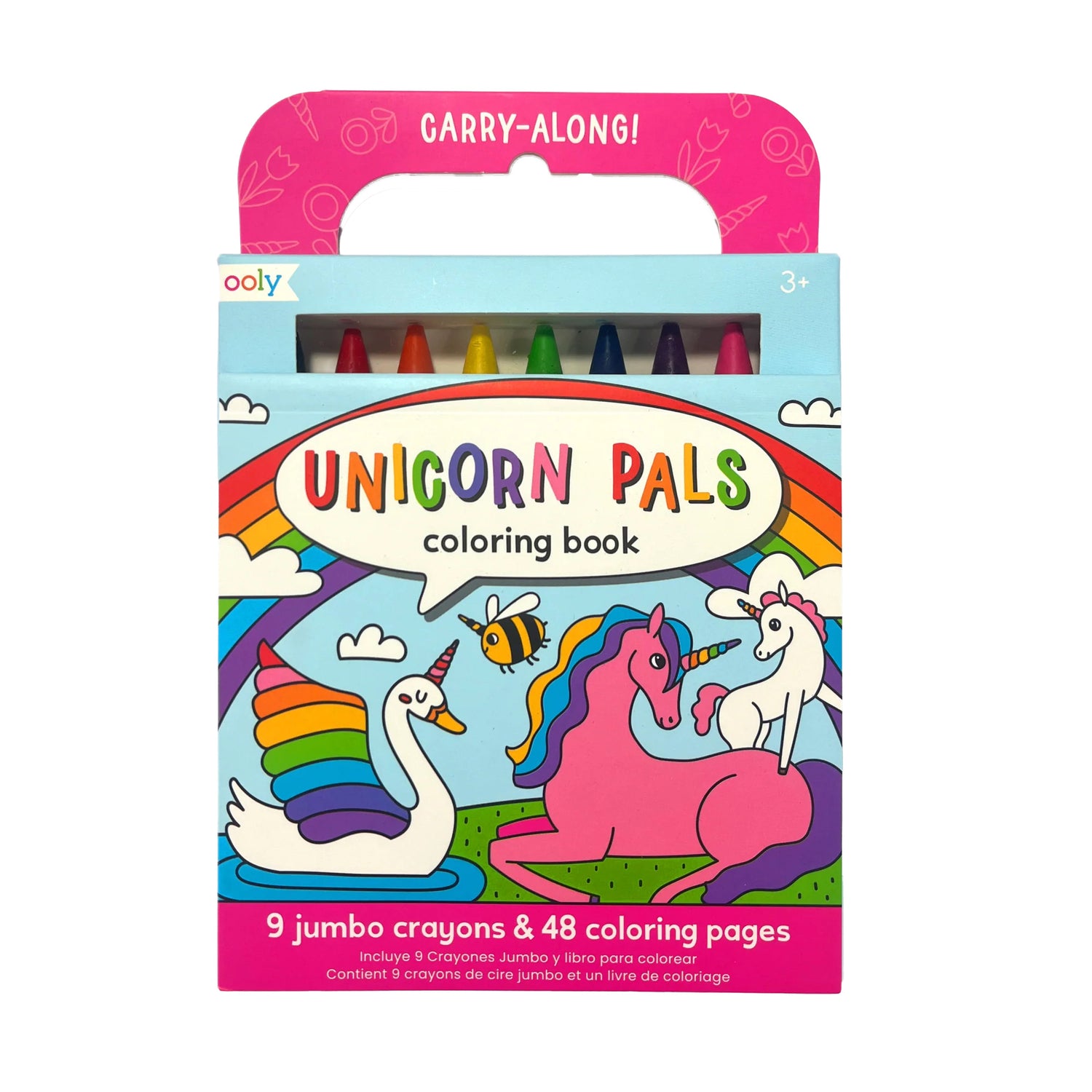 Carry Along Unicorn Coloring Set