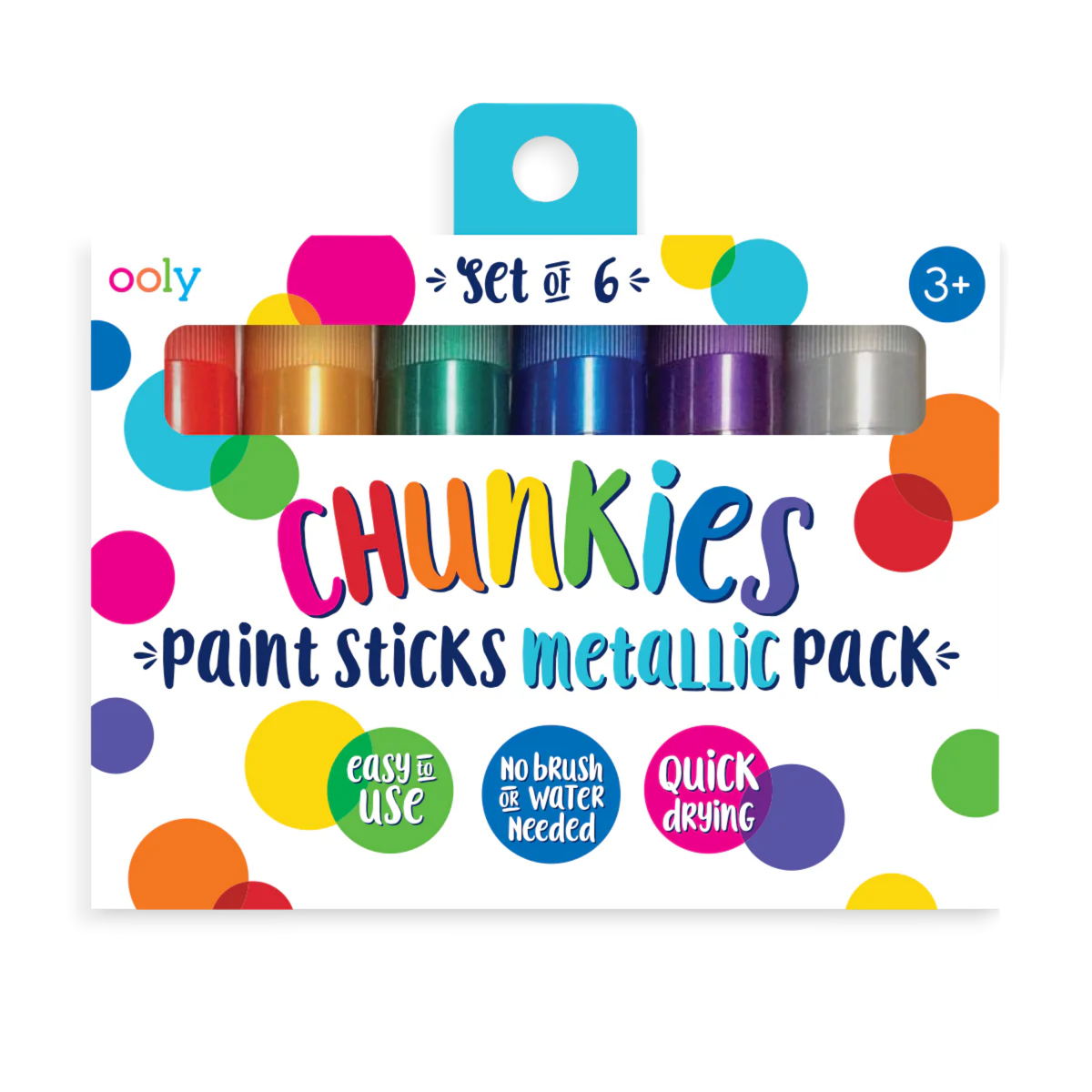 Chunkies Sticks - Metallic - Pack of 6