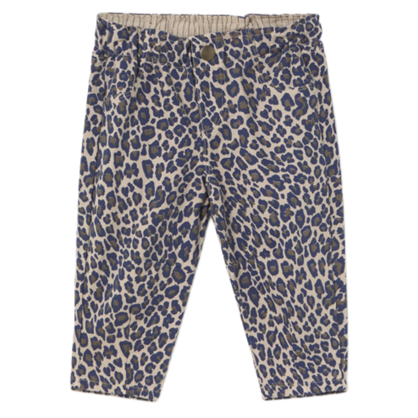 Animal Print Twill Baby Pants