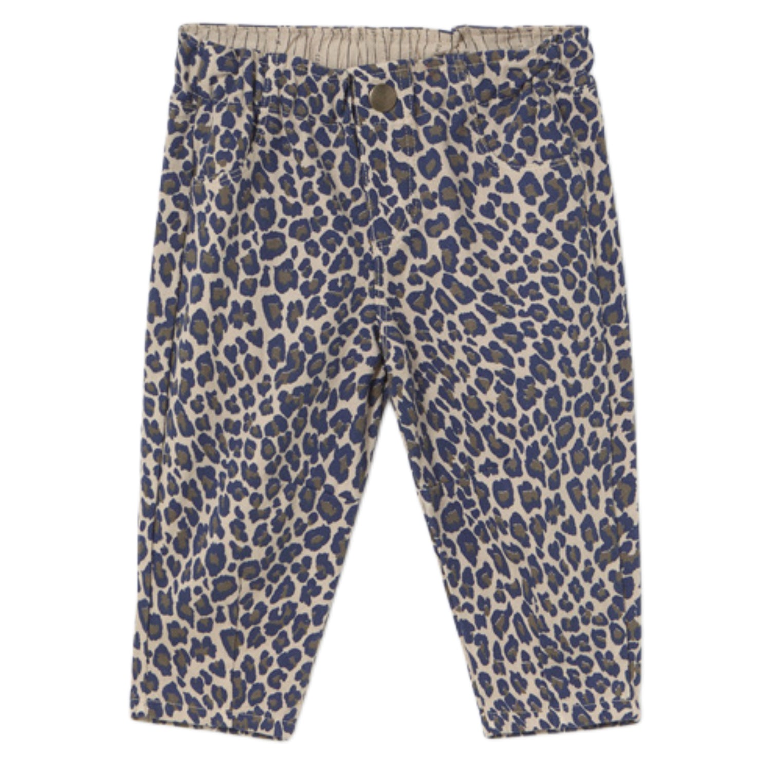 Animal Print Twill Baby Pants