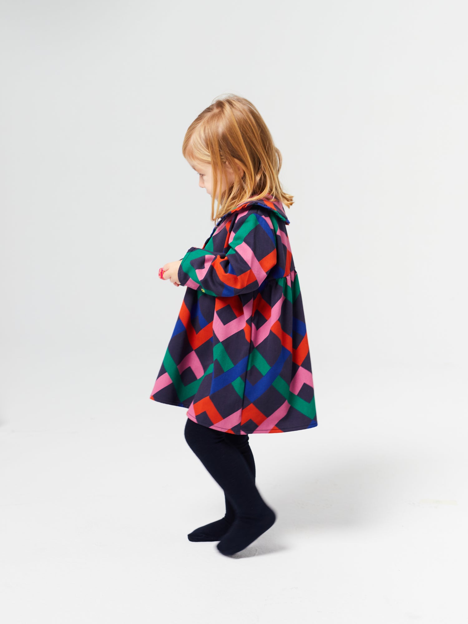 Baby Multicolor Garland woven dress