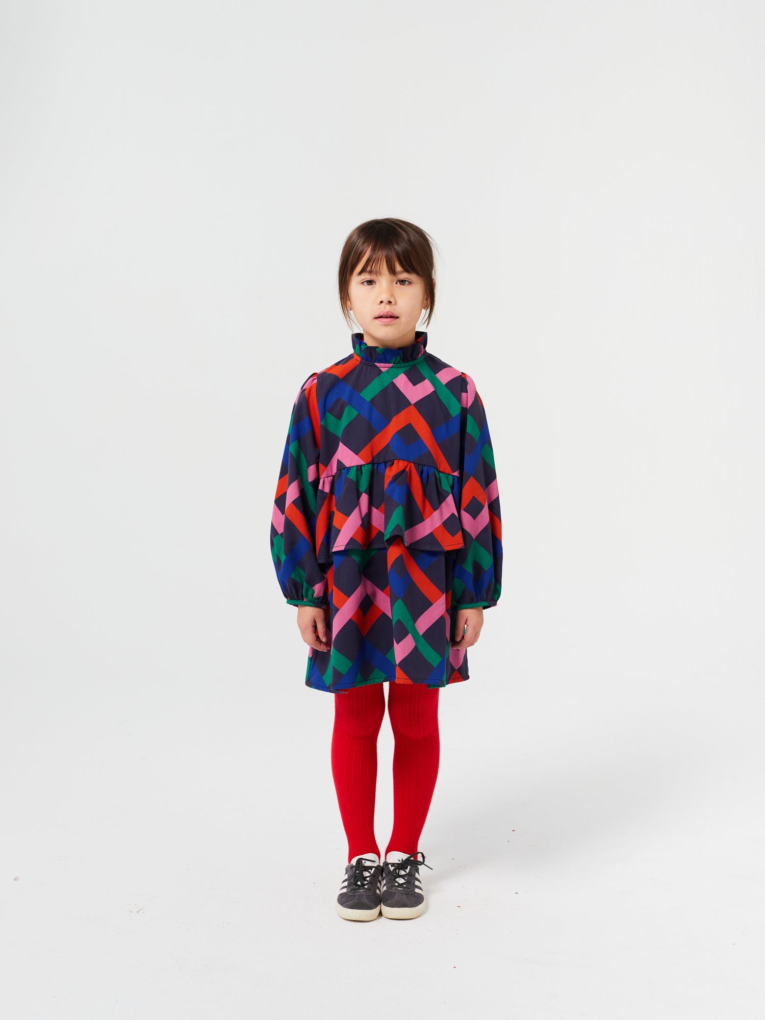 Multicolor Garland woven dress