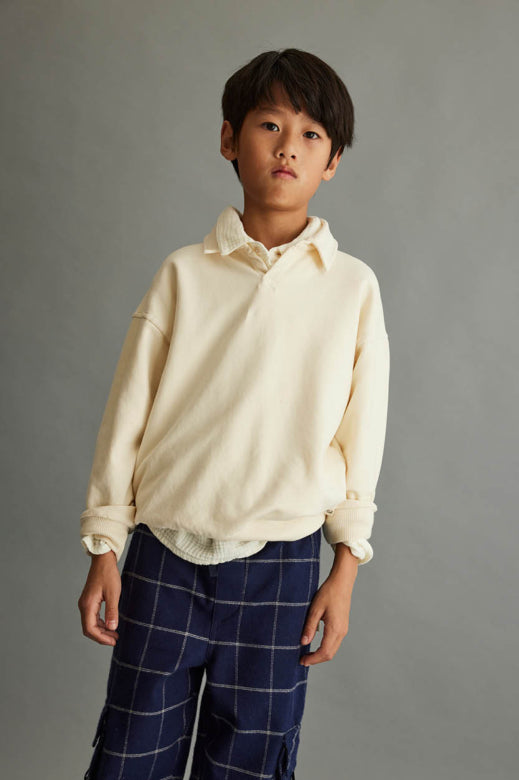Atlas Soft Fleece Polo Ivory