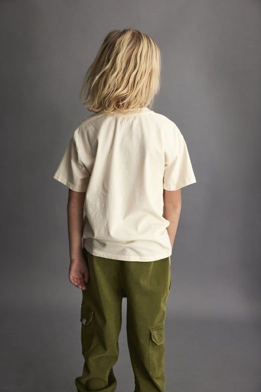 Brushed Twill Green Cargo pants