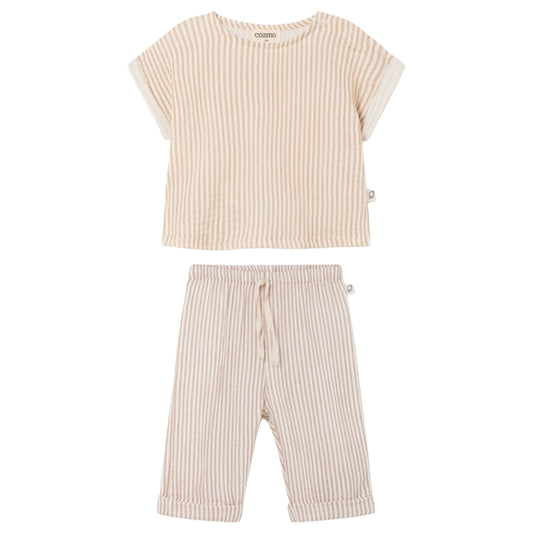 Striped Gauze Set
