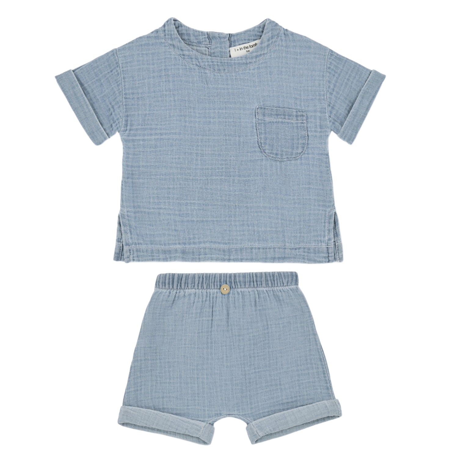 Washed Denim Muslin