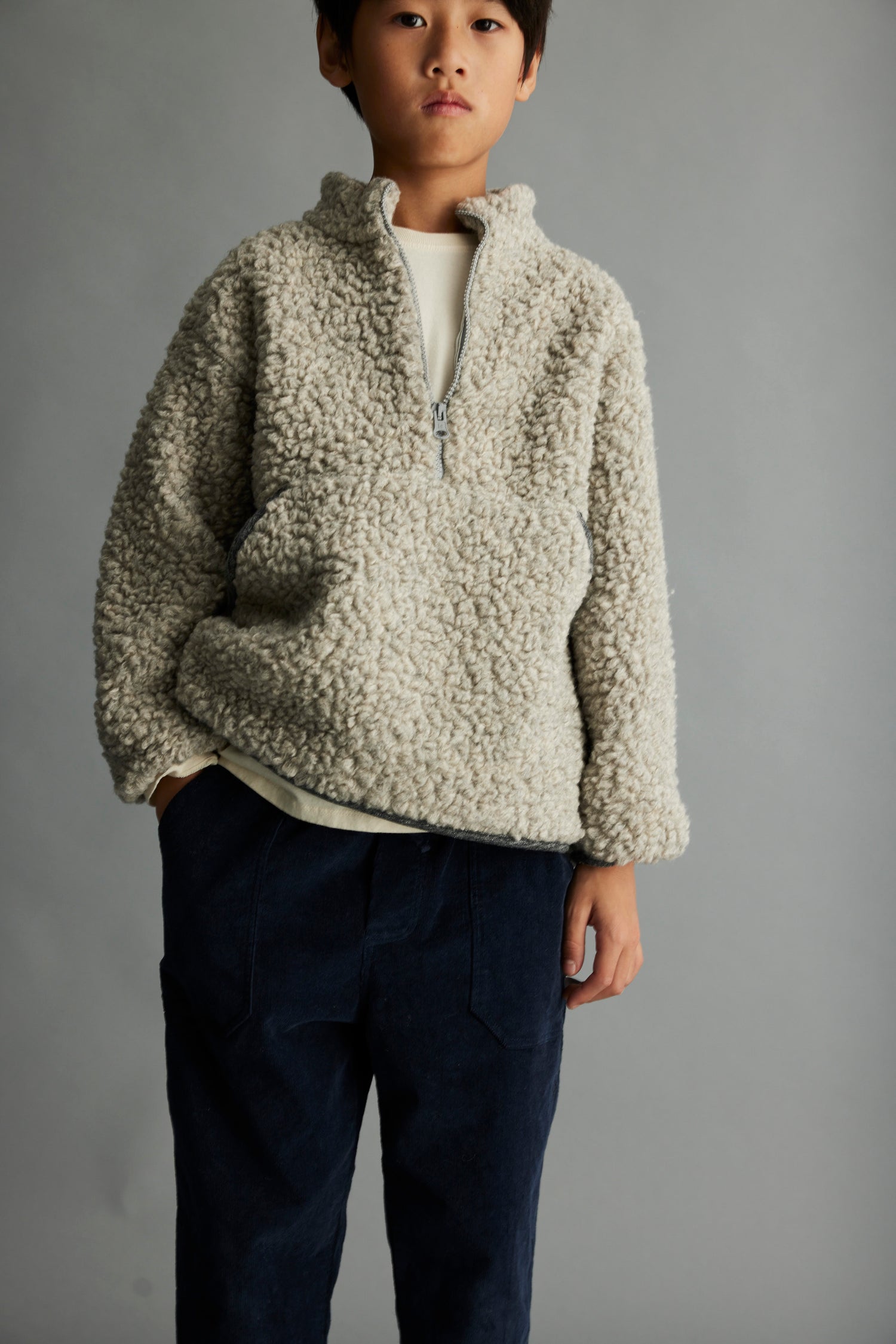 Teddy Fleece Collar Jacket