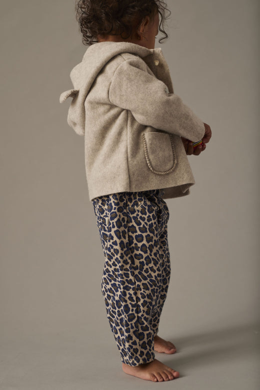 Animal Print Twill Baby Pants