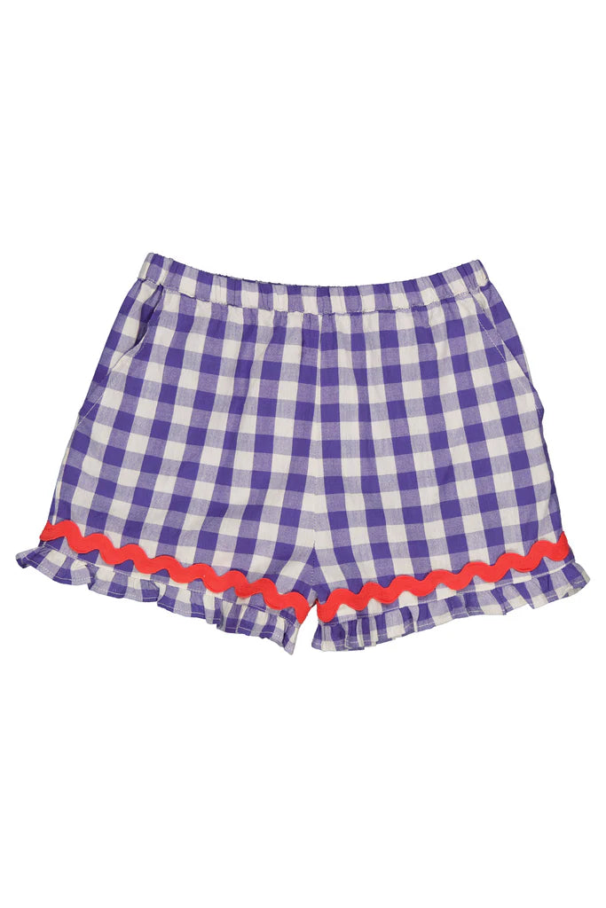 Ida Set Purple Gingham