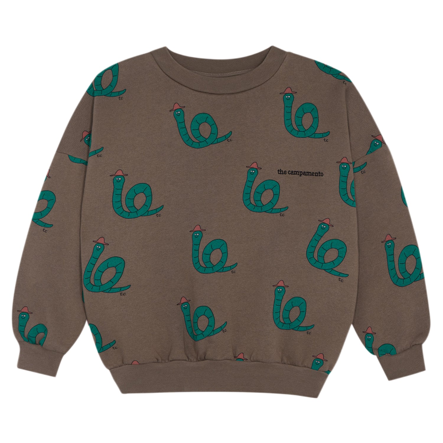 Snakes Brown Sweatshirt