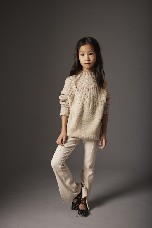 Soft Stone Cotton Rib Leggings