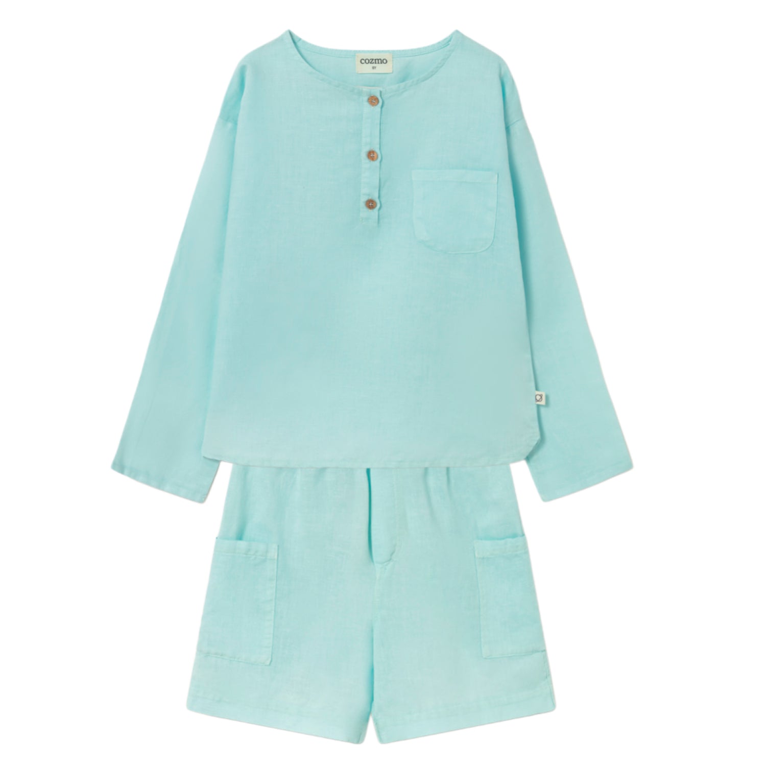 Alder Aqua Linen Set