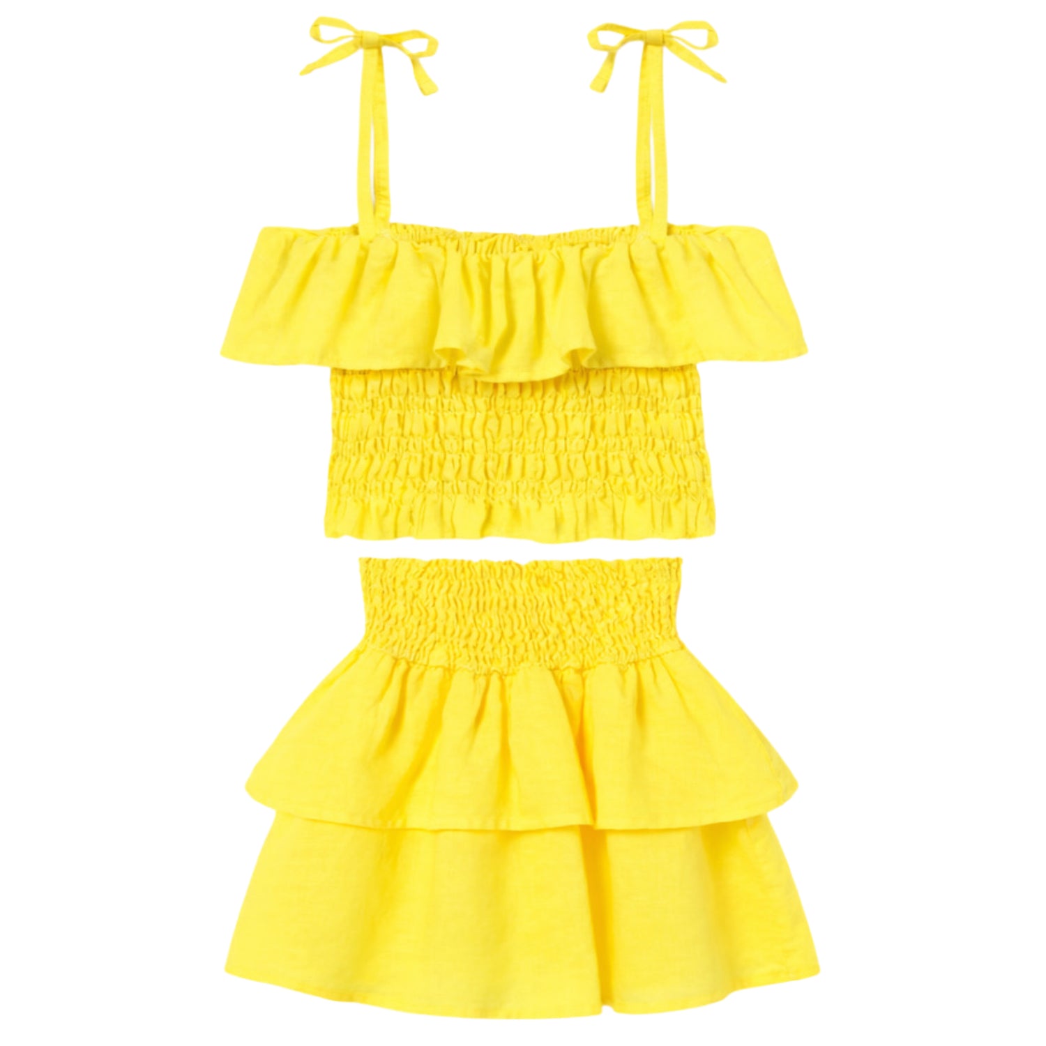 Bello Yellow Linen Set