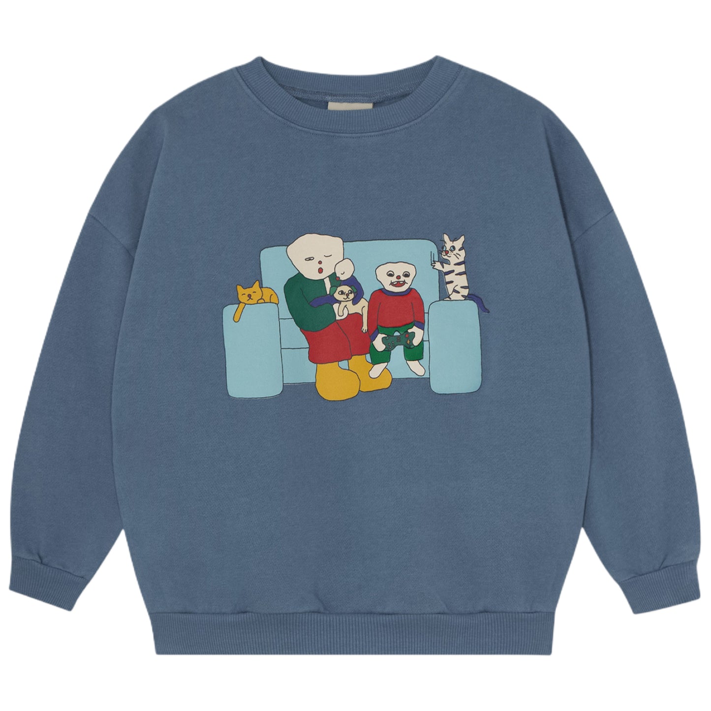 Family On The Couch Kids Sweatshirt
