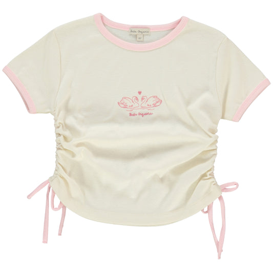 Quincy Swan Embroidery Tee