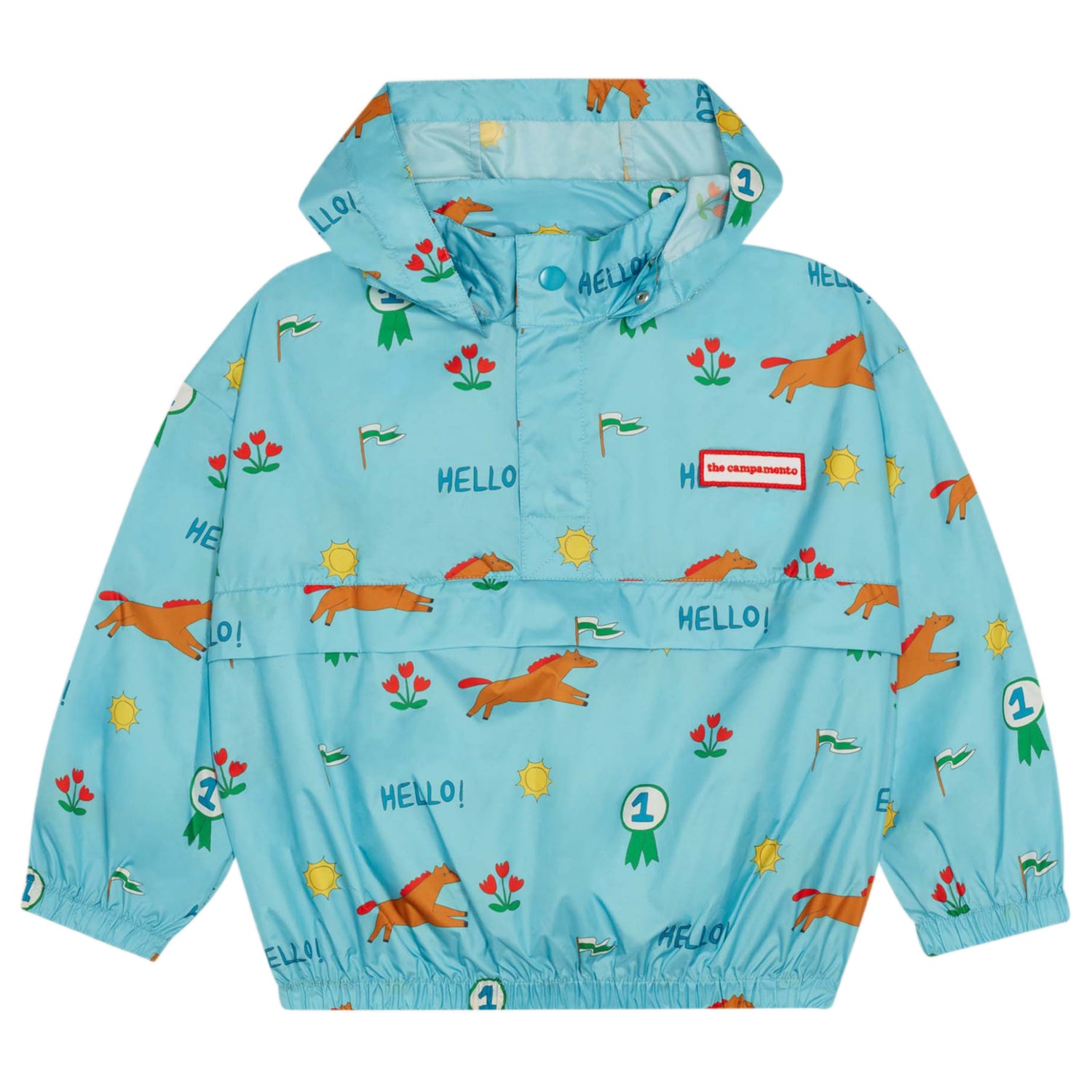 Horses Allover Windbreaker