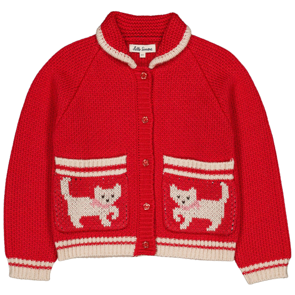 Grizzly cardigan Kitty Cherry
