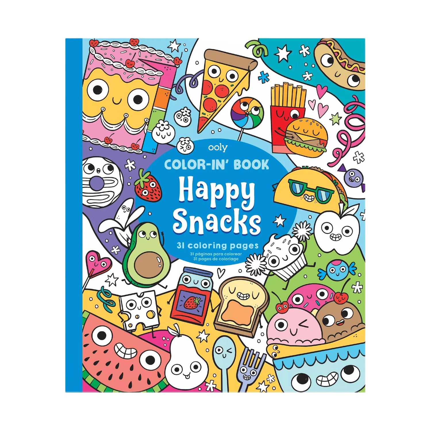 Color-in Book: Happy Snack