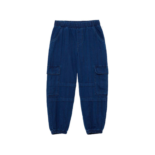 Denim Cargo Pants