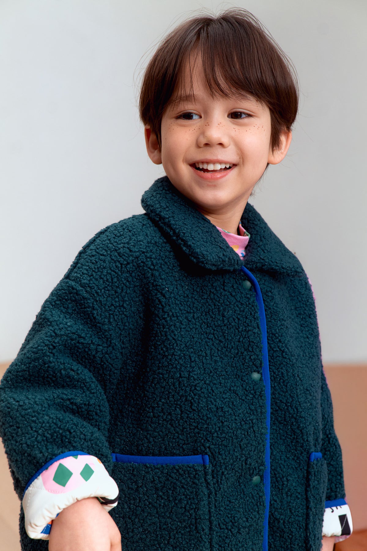 Snail Reversible Sherpa Jacket