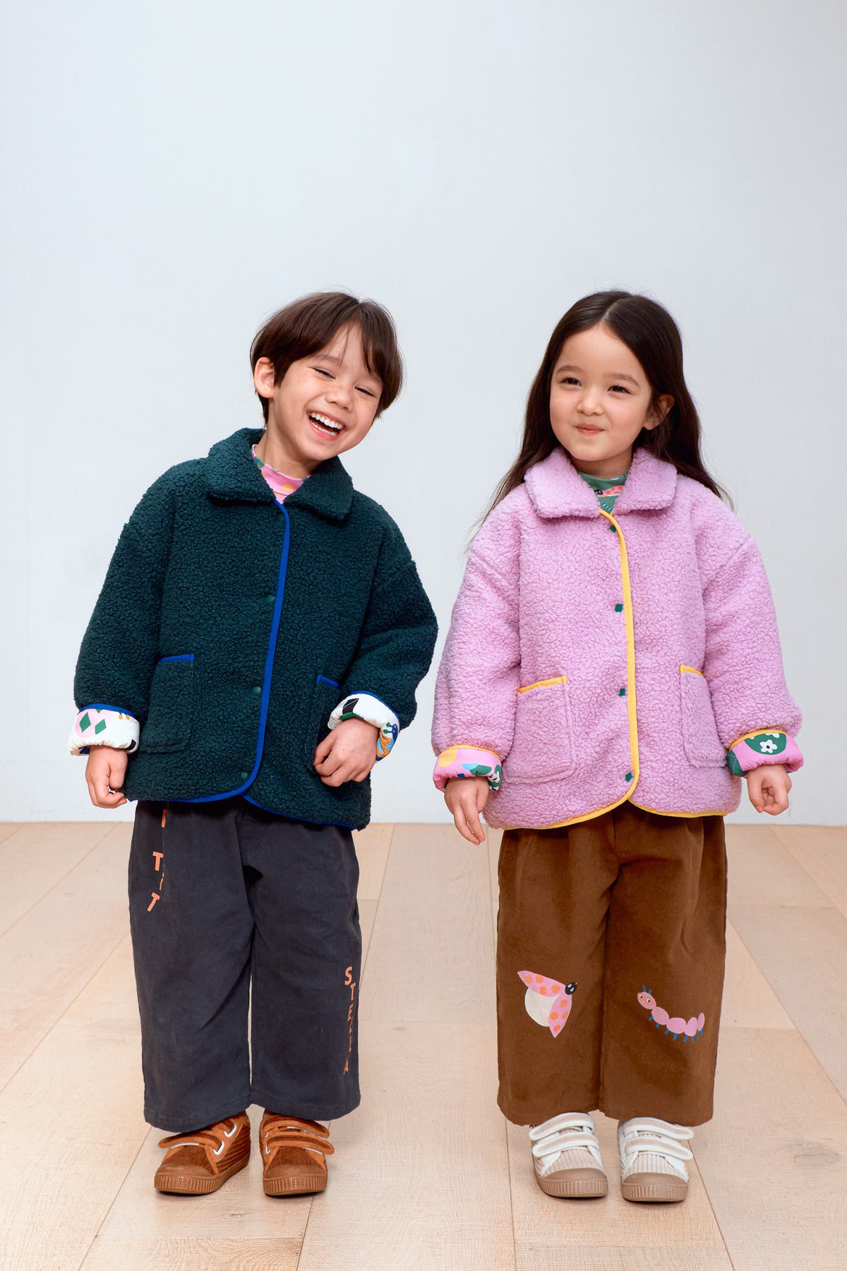Little Owl Reversible Sherpa Jacket
