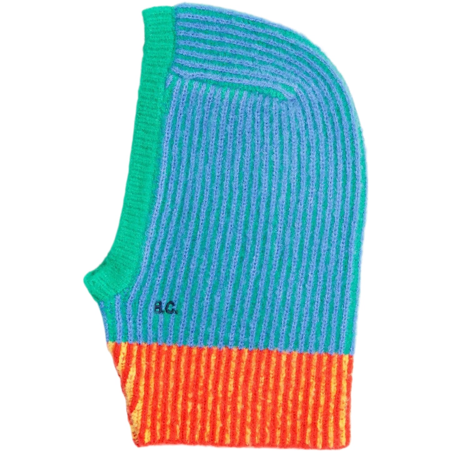 Color Stripes Knitted Balaclava