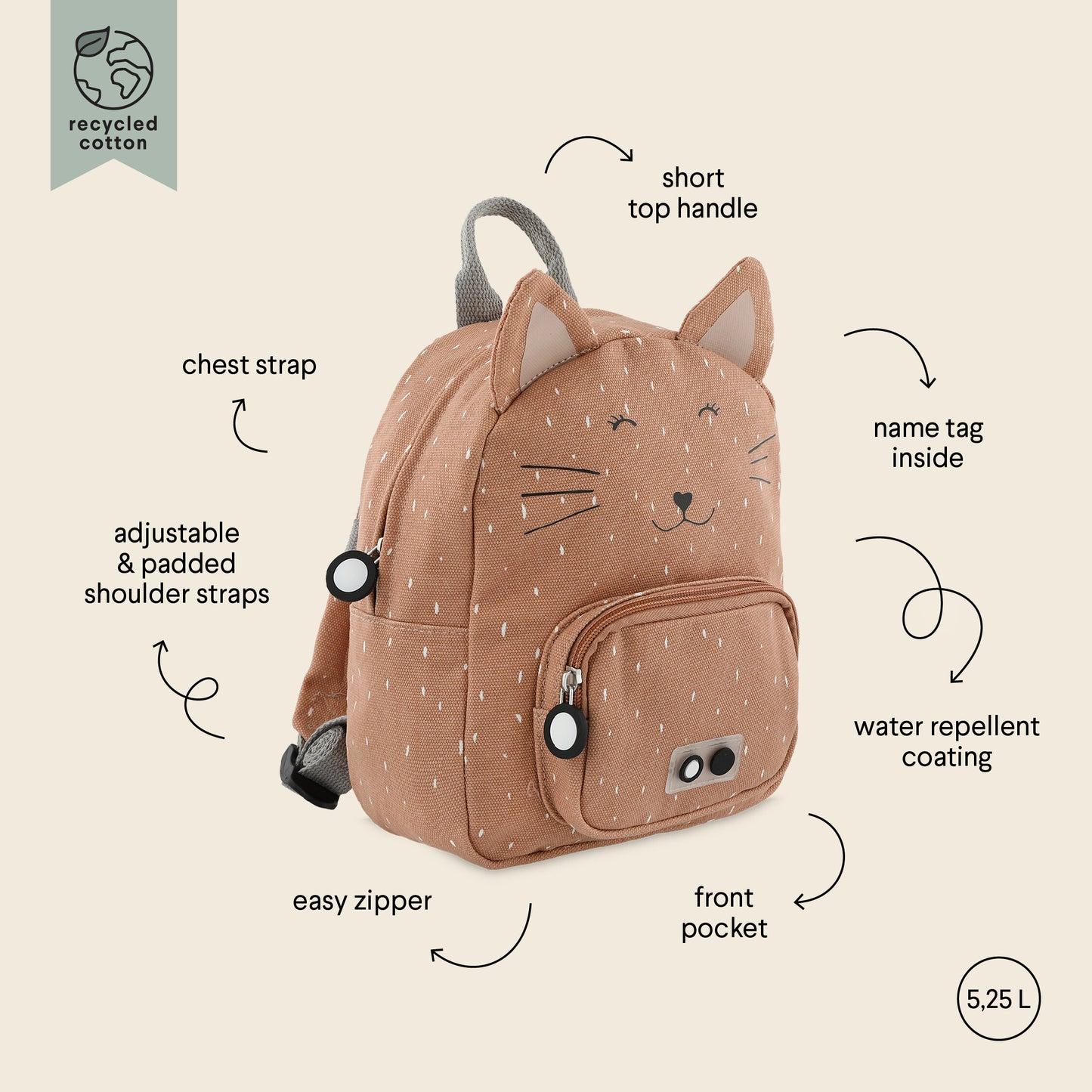 Mrs. Cat Backpack Small