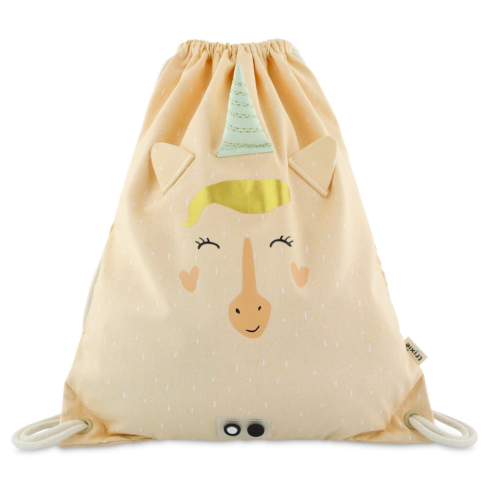 Mrs. Unicorn Drawstring Bag