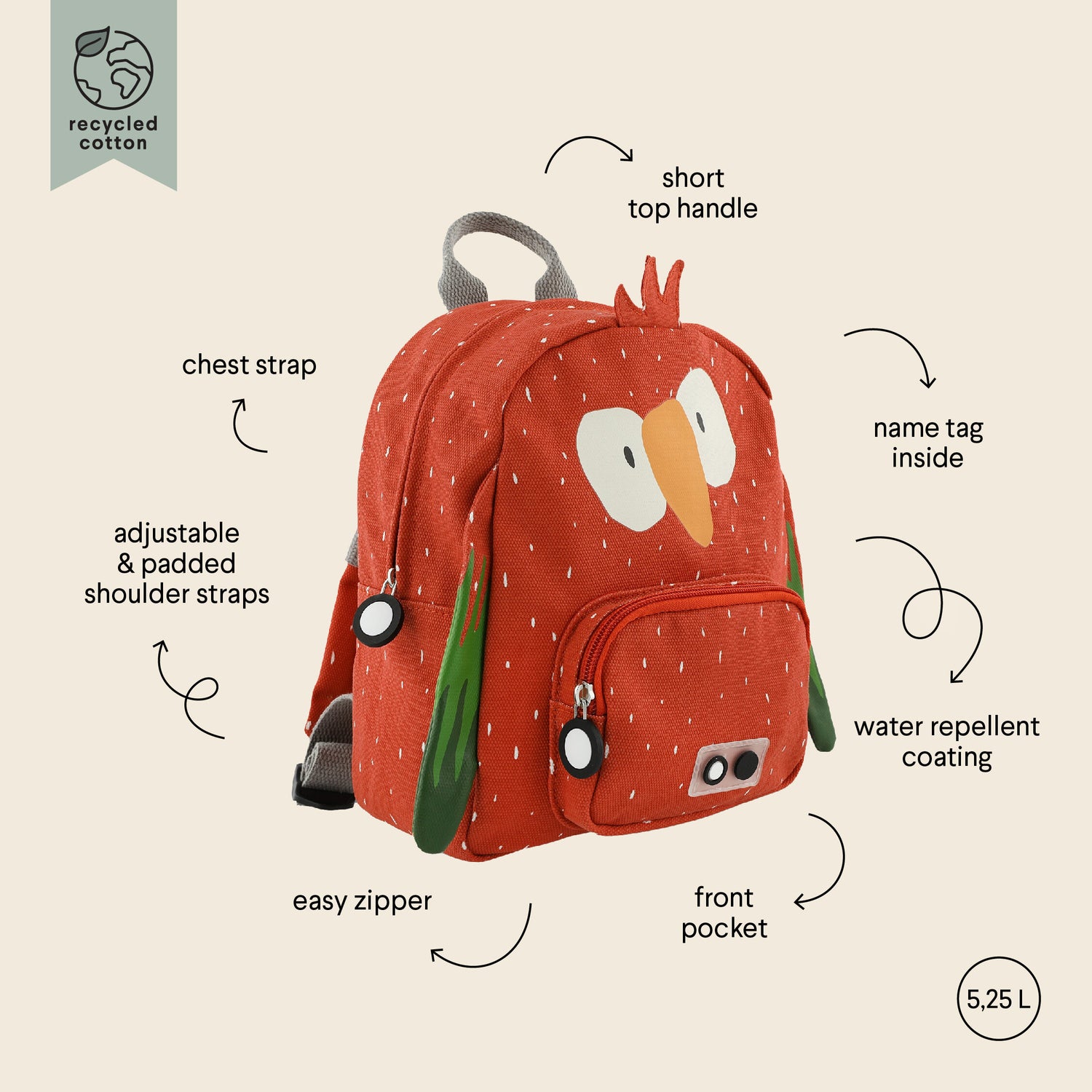 Mr. Parrot Backpack Small