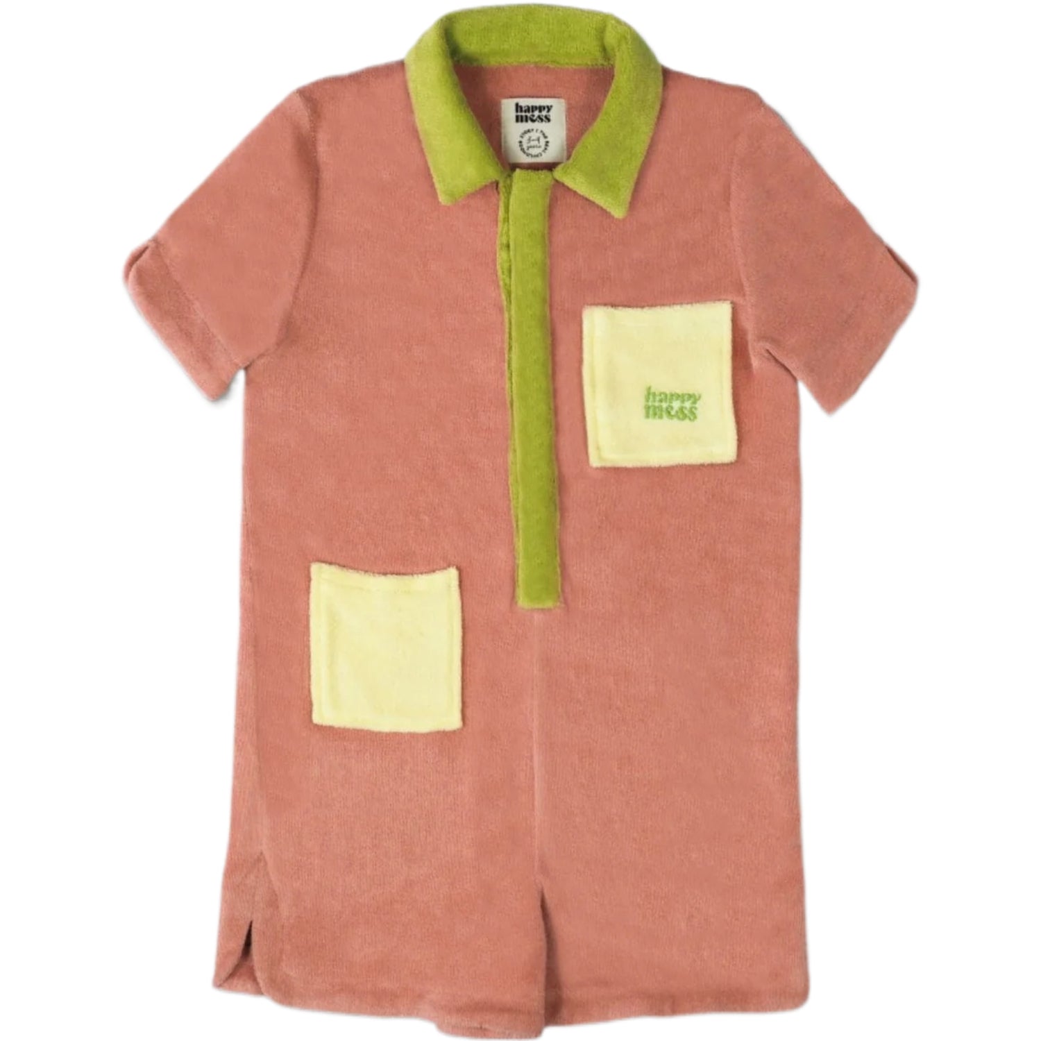 Peach Terry Jumpsuit