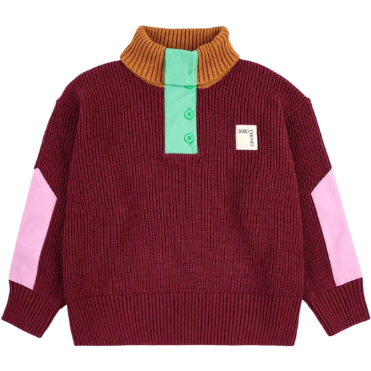 Bobo choses color block jumper