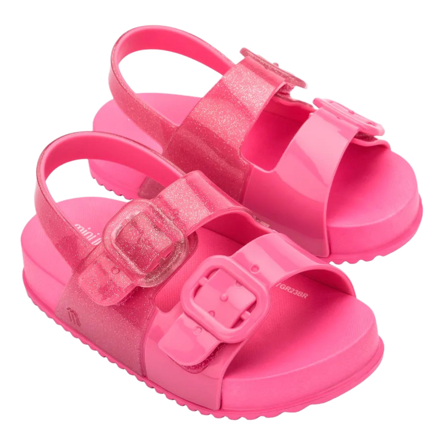 Cozy Sandal Pink Glitter