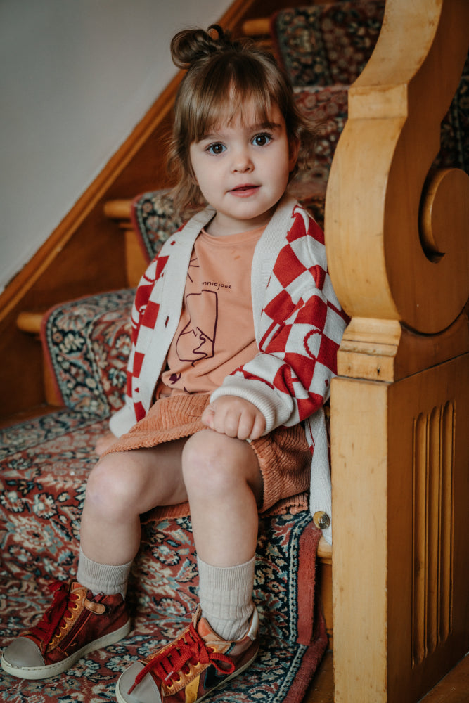 Mo Cardigan Sienna Check