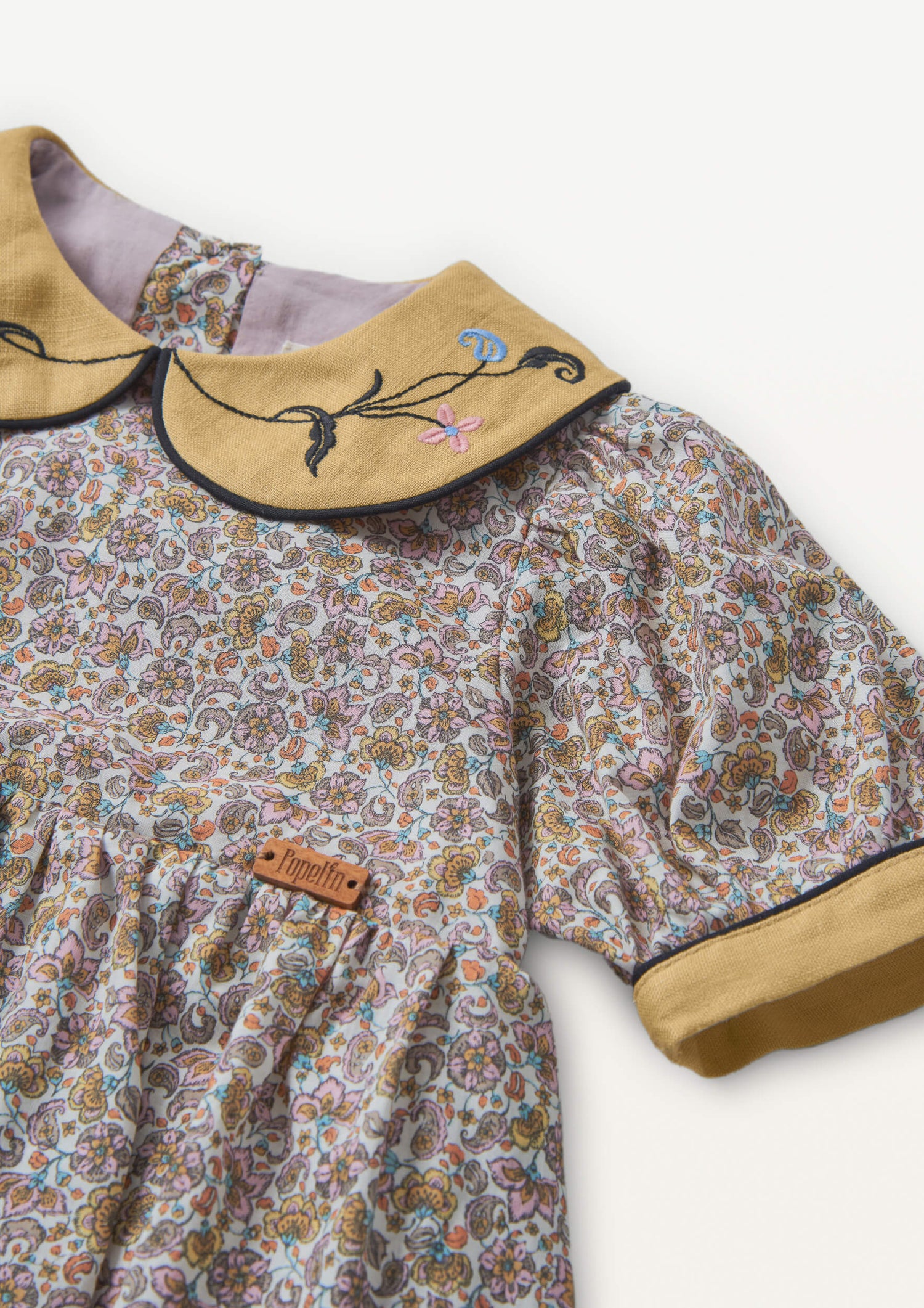 Cashmere Romper Suit With Baby Collar