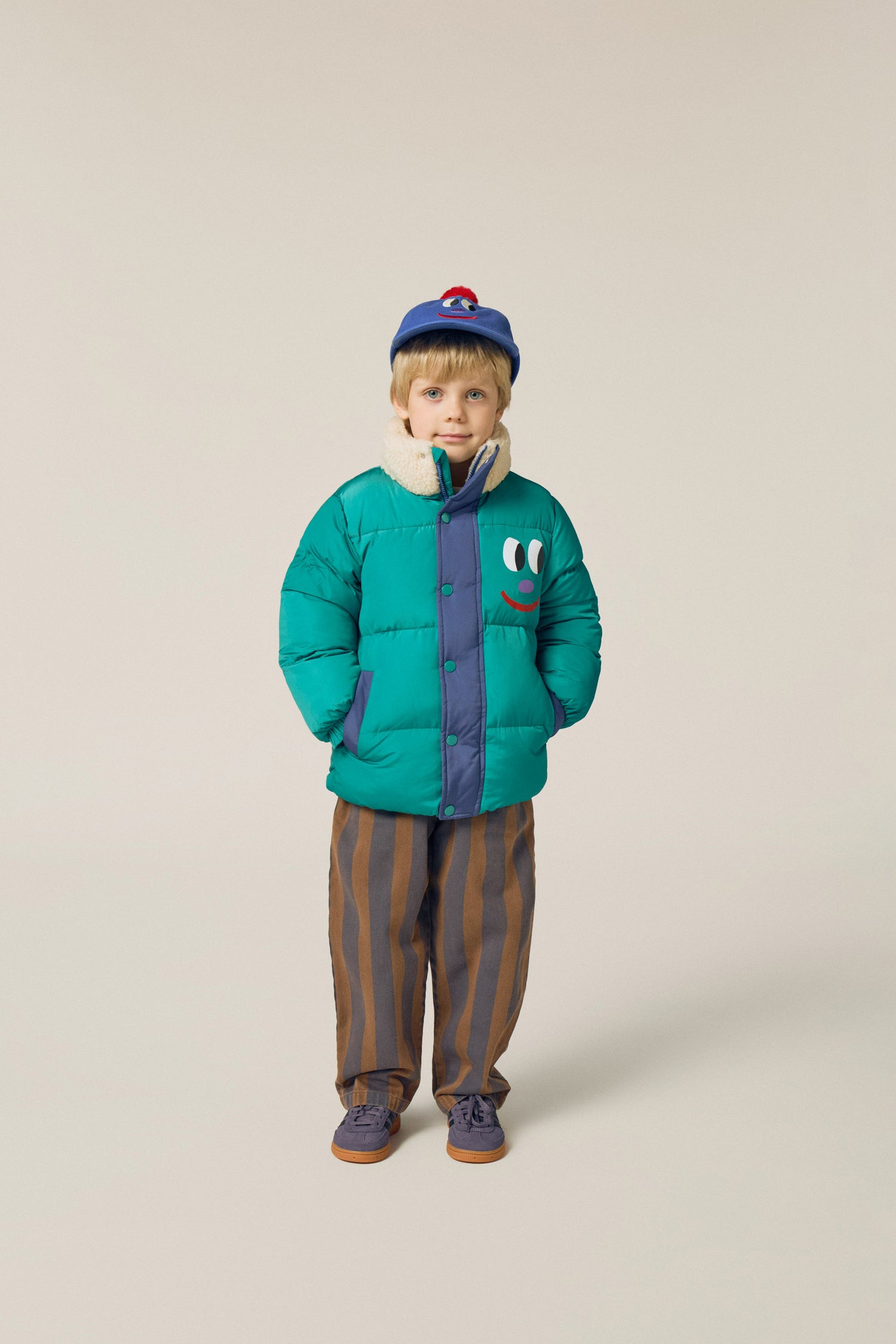 Smiling Face Puffer Jacket