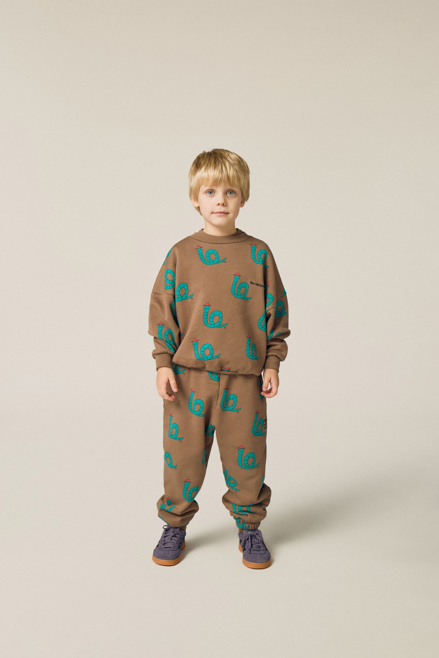 Snakes Brown Sweatshirt