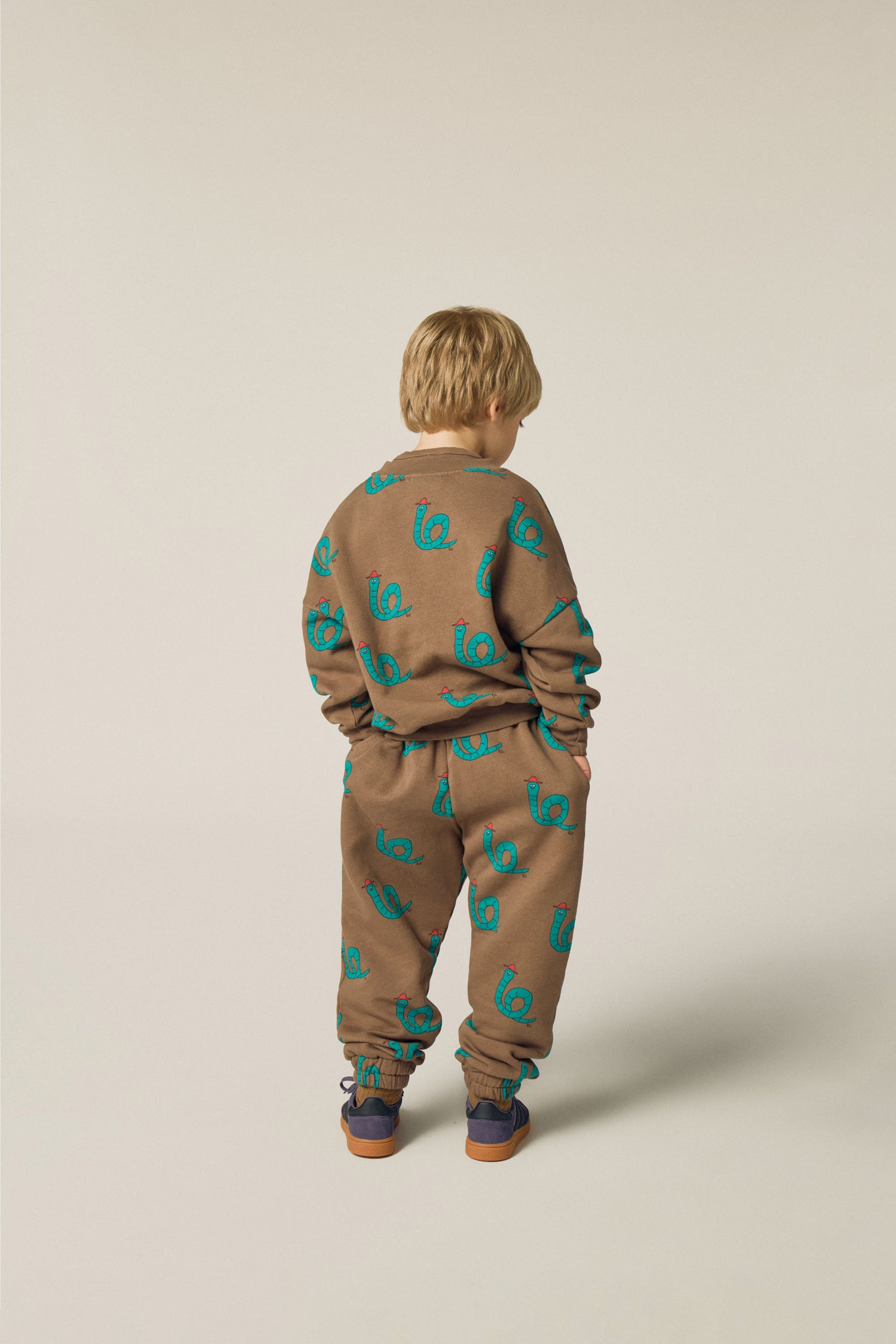 Snakes Brown Sweatshirt