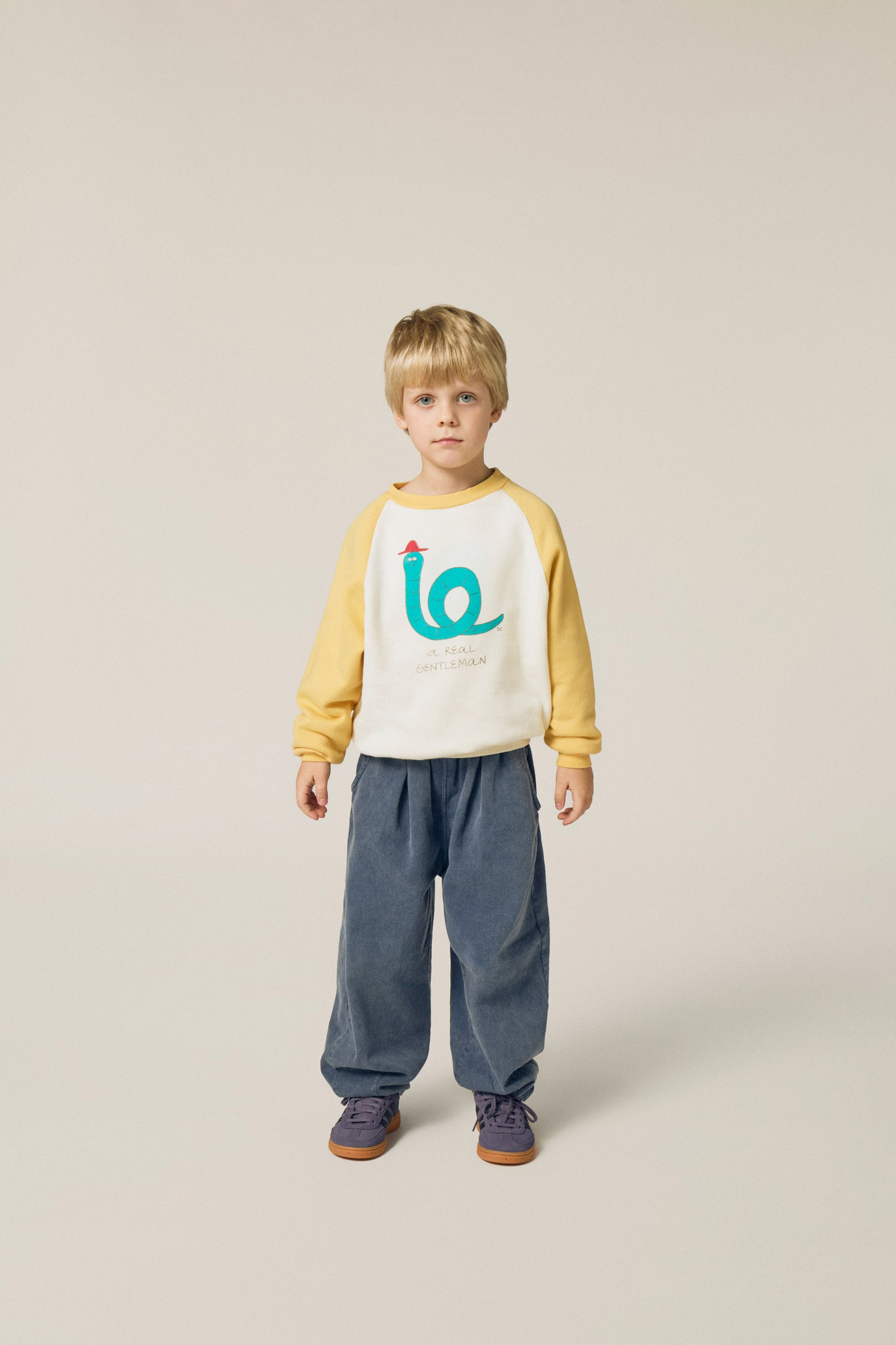 Gentleman Color Block Sweatshirt