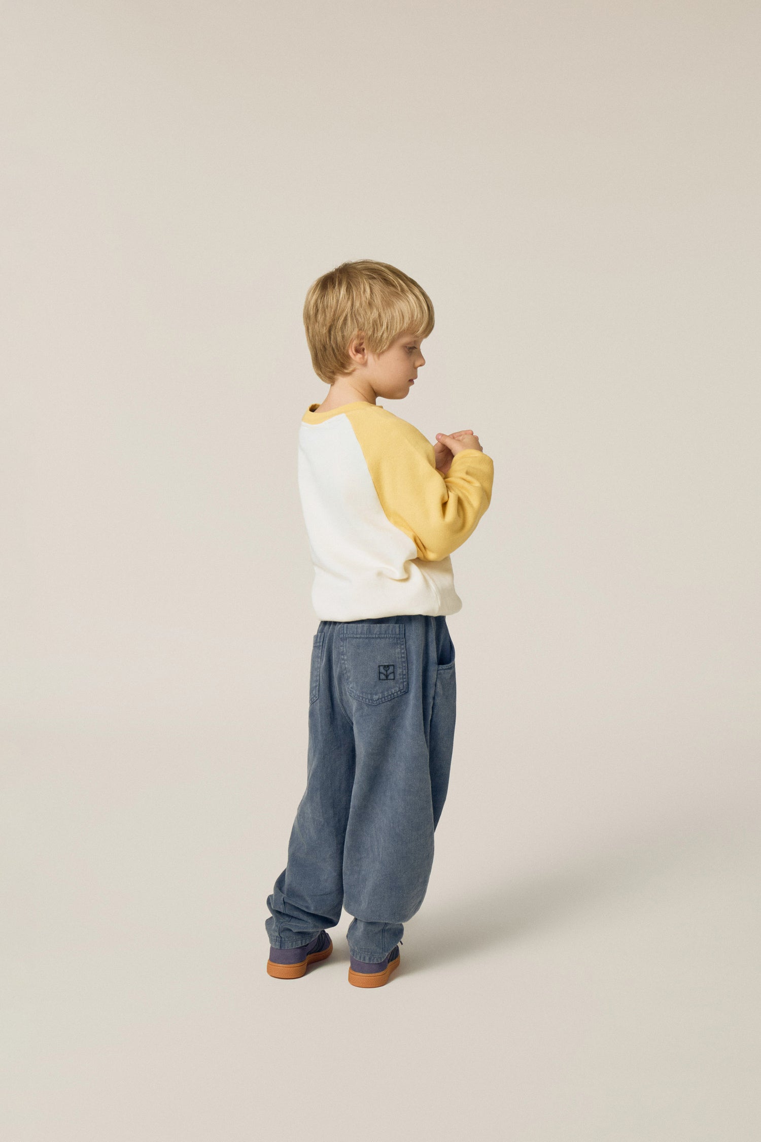 Gentleman Color Block Sweatshirt
