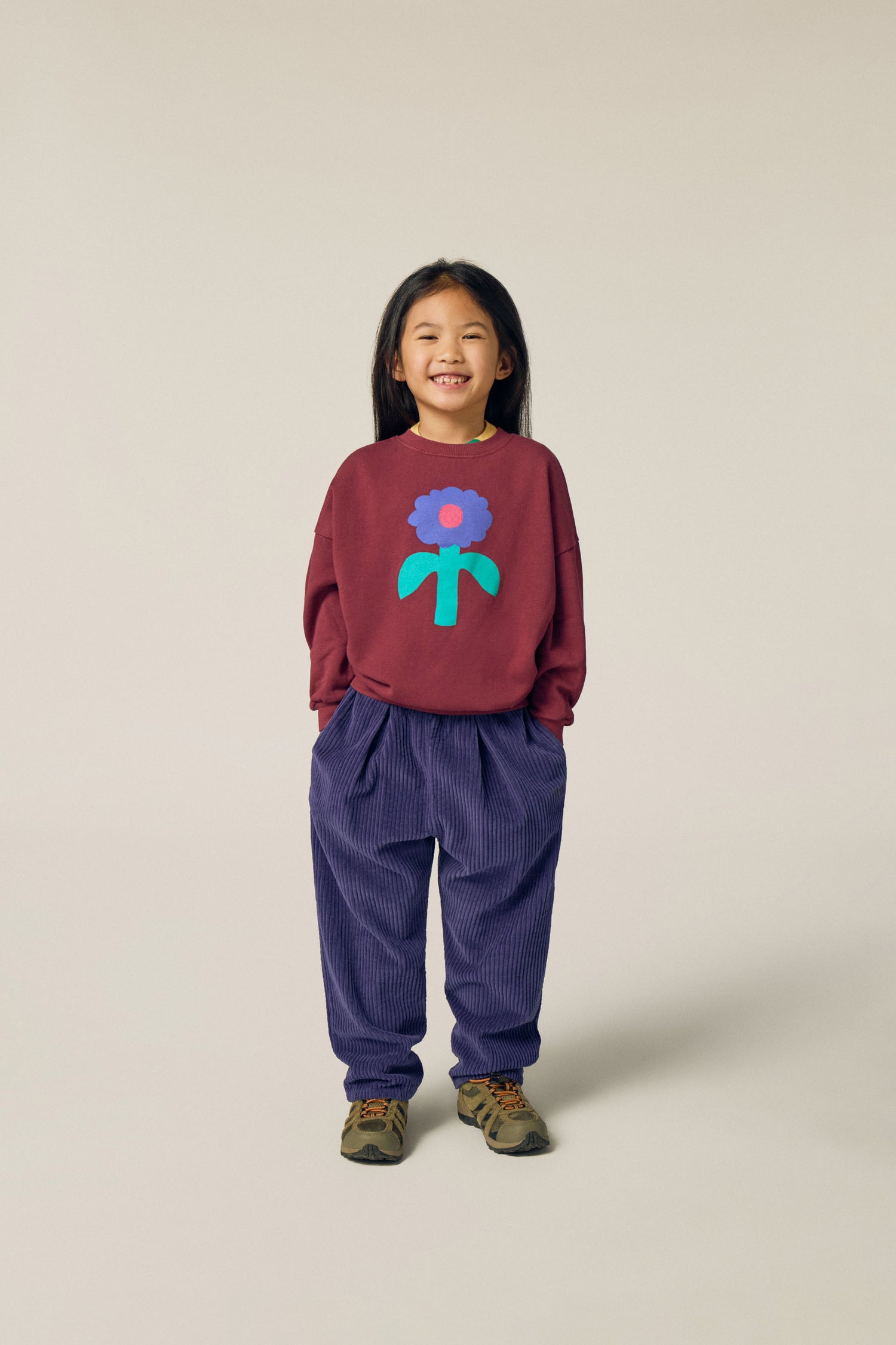 Big Blue Daisy Sweatshirt