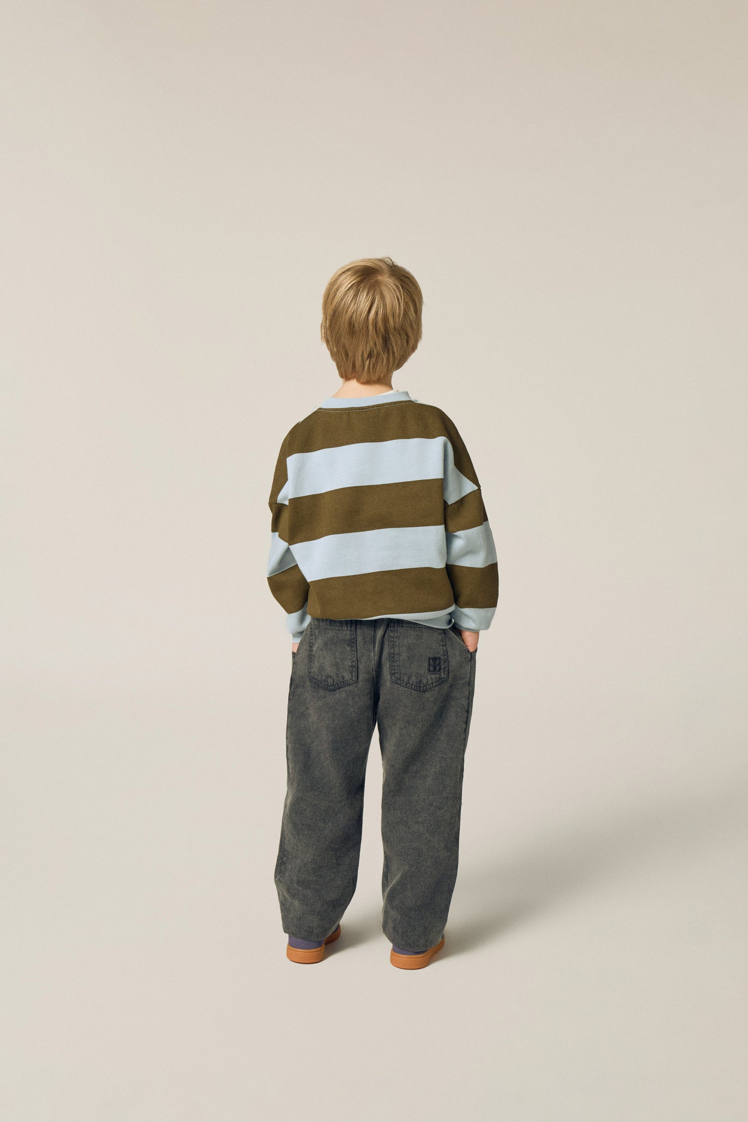 Green Stripes Sweatshirt