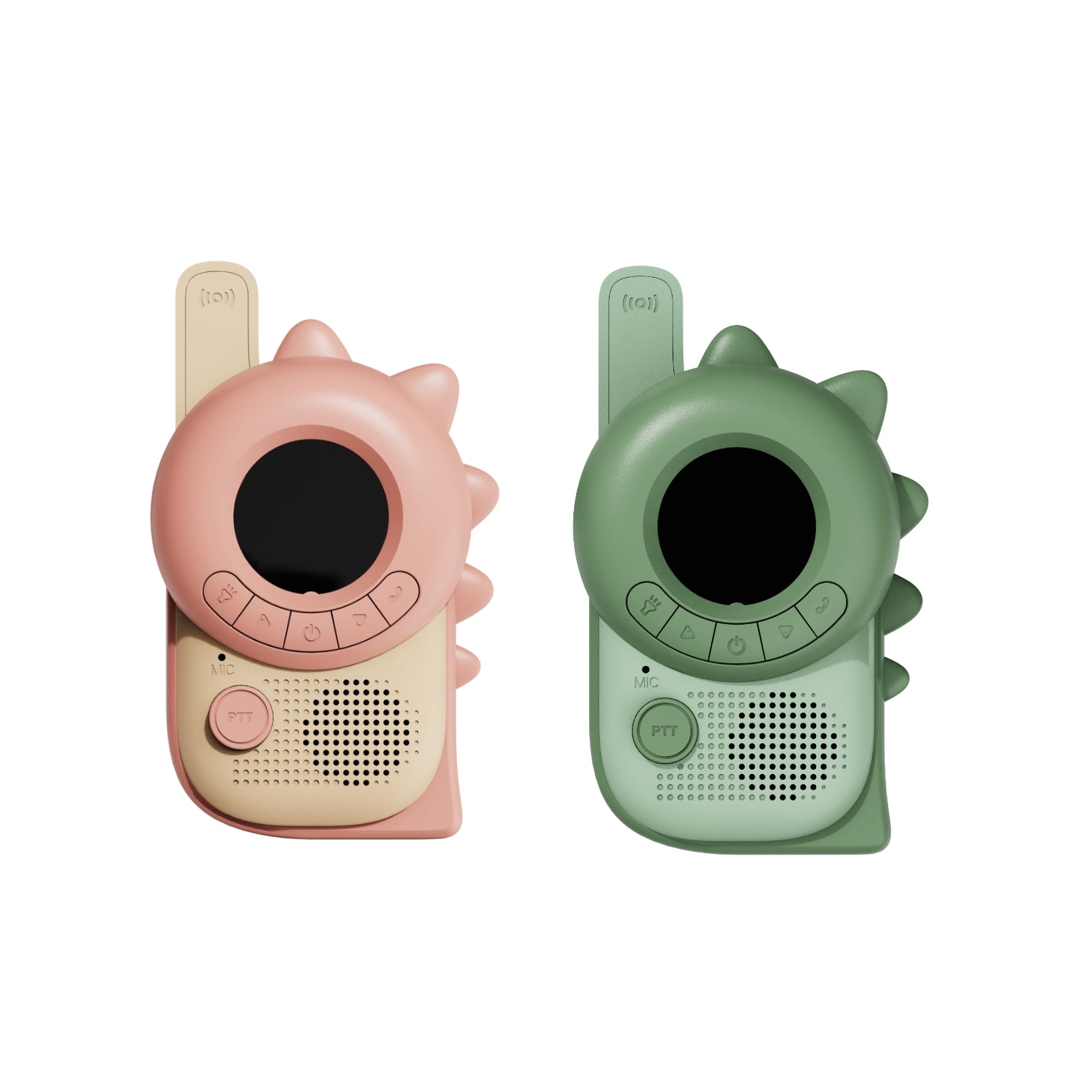 Zoo Walkie Talkie - Dino Pink - Dino Green