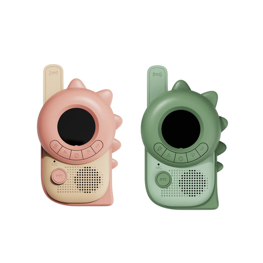Zoo Walkie Talkie - Dino Pink - Dino Green