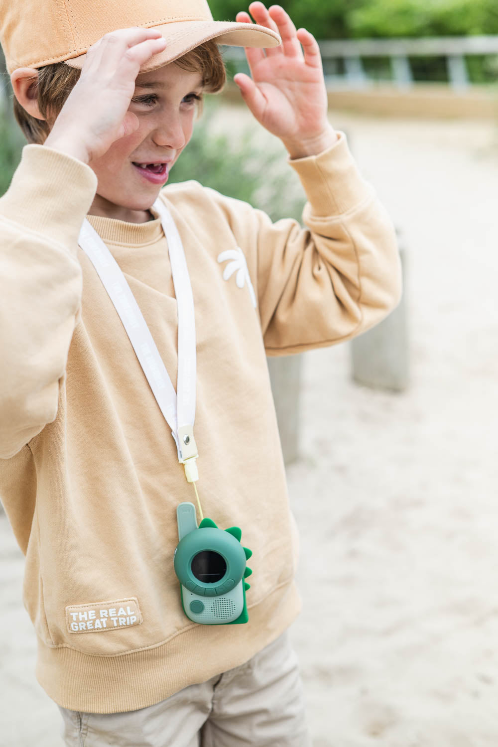 Zoo Walkie Talkie - Dino Pink - Dino Green