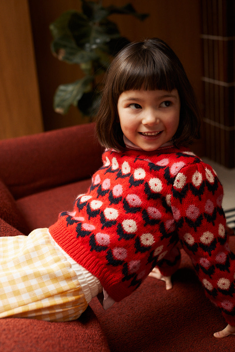 Cleophee Jumper Fleurette Red